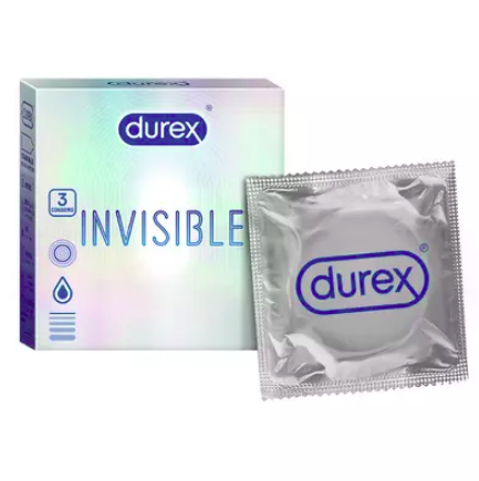 Durex Invisible Condoms (Pack Of 3)