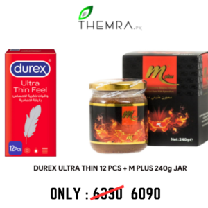 M Plus Maccun 240g jar + 12 Durex Condoms | Bundle Offers
